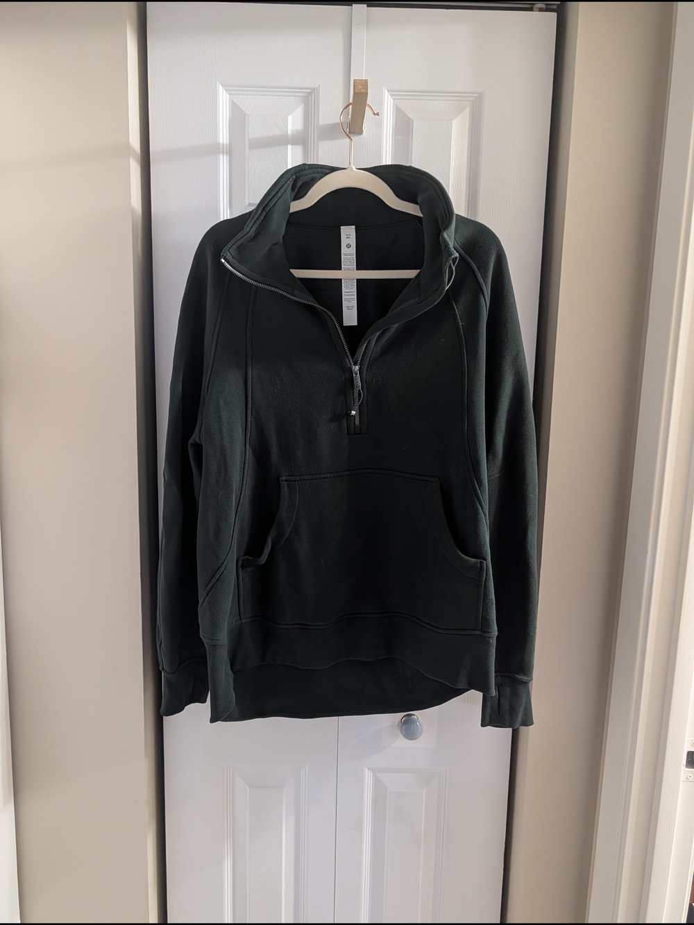 lululemon athletica Dark Green Half-Zip Hoodie